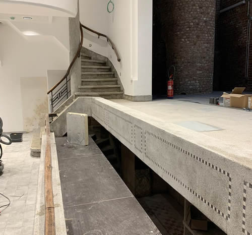 Rénovation Granito béton ciré | création Granito | Liège K&N Maintenance